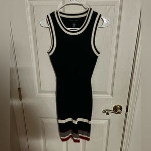 Women's midi dress, sporty style, very stretchy